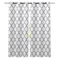 thumbnail image 1 of Moroccan White And Black Pattern Room Curtains Window Curtain Lights Bathroom Bedroom Outdoor Fabric Print Kid, 1 of 5