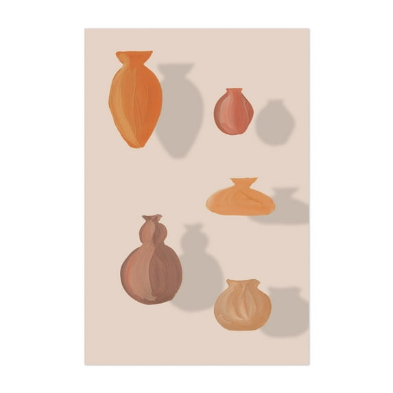 Moroccan pottery - Digital Art Unframed Wall Art Print 20 x 30 inches