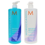 Moroccanoil Blonde Perfecting Purple Shampoo 33.8 oz & Conditioner 33.8 oz Combo Pack