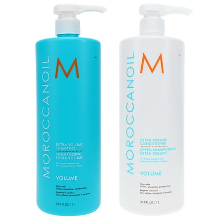 Moroccanoil Extra Volume Shampoo 33.8 oz & Conditioner 33.8 oz Combo Pack