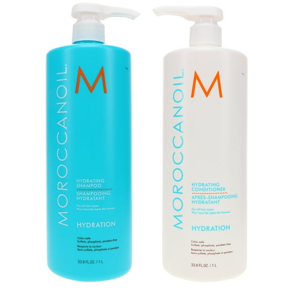 Moroccanoil Hydrating Shampoo 33.8 oz & Conditioner 33.8 oz Combo Pack