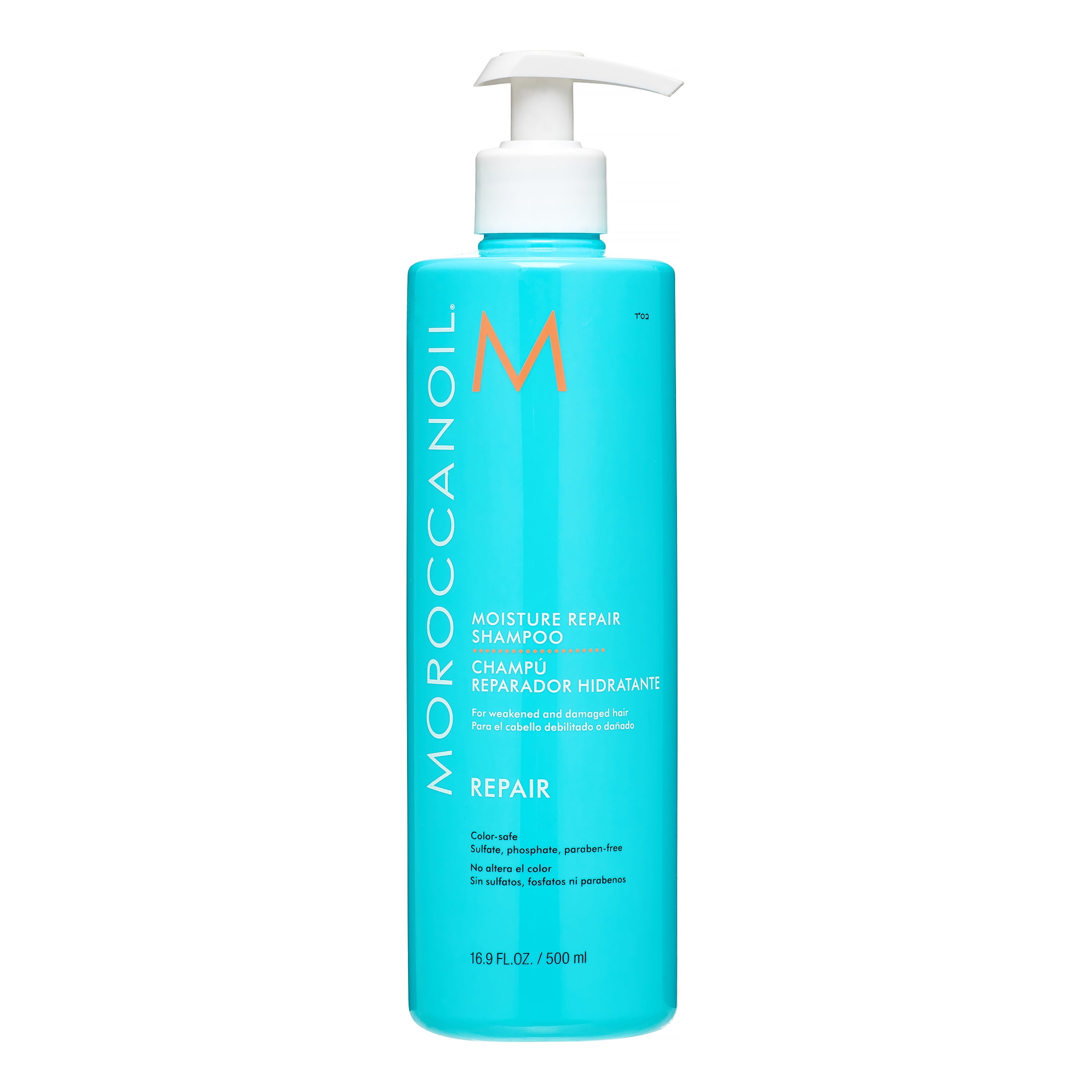 Insister Monica fløjte Moroccanoil Moisture Repair Shampoo 16.9 oz 500 ml - Walmart.com
