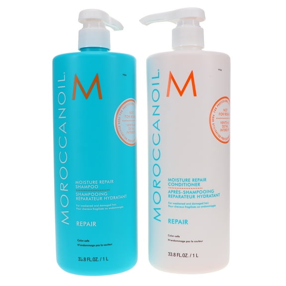 Moroccanoil Moisture Repair Shampoo 33.8 oz & Conditioner 33.8 oz Combo Pack