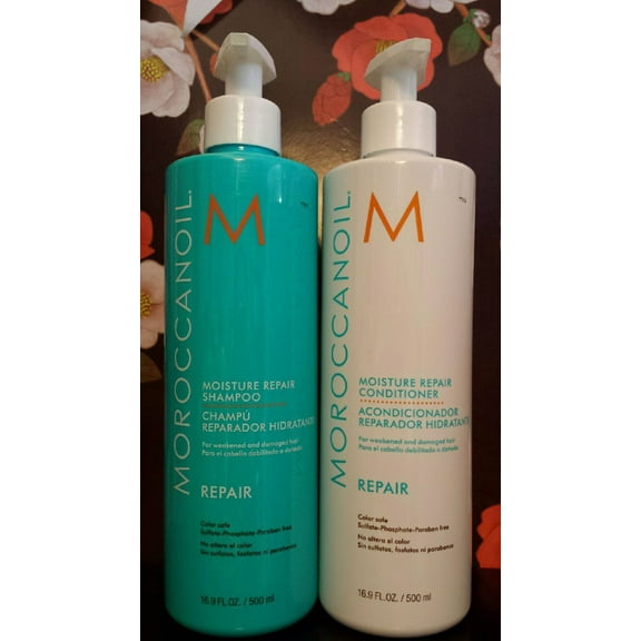 Moroccanoil Moisture Repair Shampoo + Conditioner 16.9 oz DUO