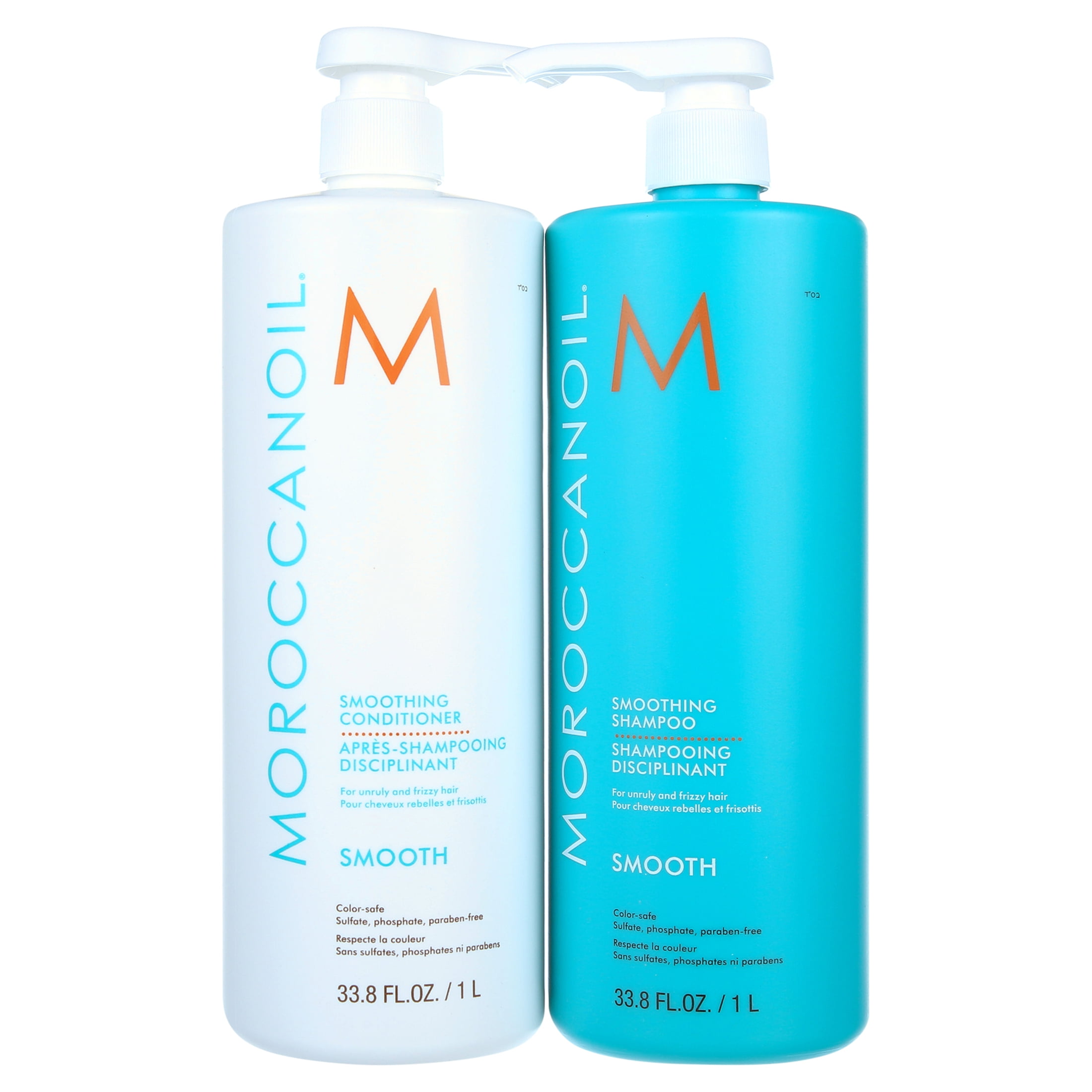 Moroccanoil Smoothing Shampoo 33.8 oz & Smoothing Conditioner 33.8 oz Combo Pack