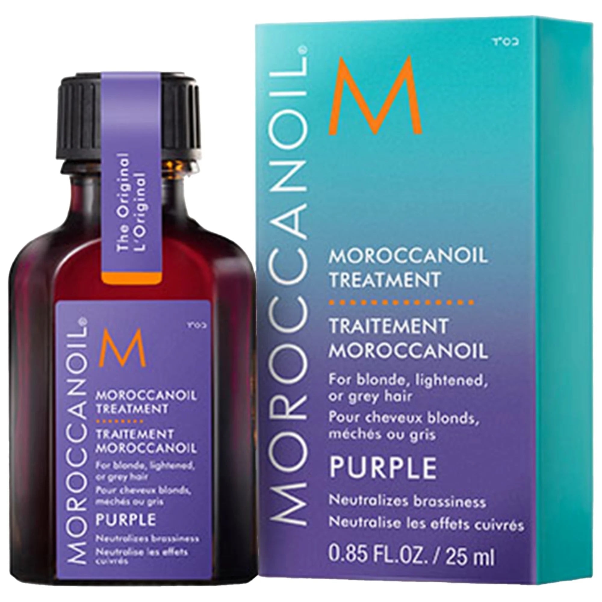 Moroccanoil Treatment Purple Hair Oil, Blonde and Grey Hair