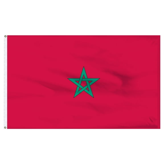 Morocco 2ft x 3ft Nylon Flag - Outdoor