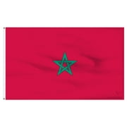 Morocco 2ft x 3ft Nylon Flag - Outdoor