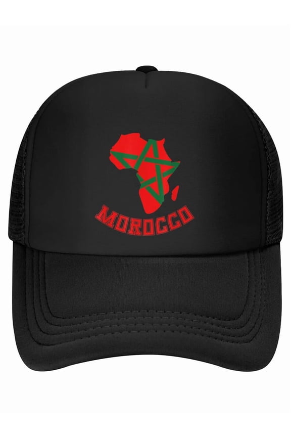 Morocco African Map Flag Baseball Cap