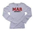thumbnail image 1 of Morocco Archery - Olympic Games - Rio - Flag Women's Long Sleeve Grey T-Shirt, 1 of 2
