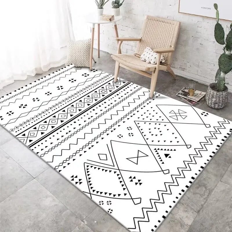 Morocco Carpet Home Decoration Abstract Minimalist Large Rugs for
