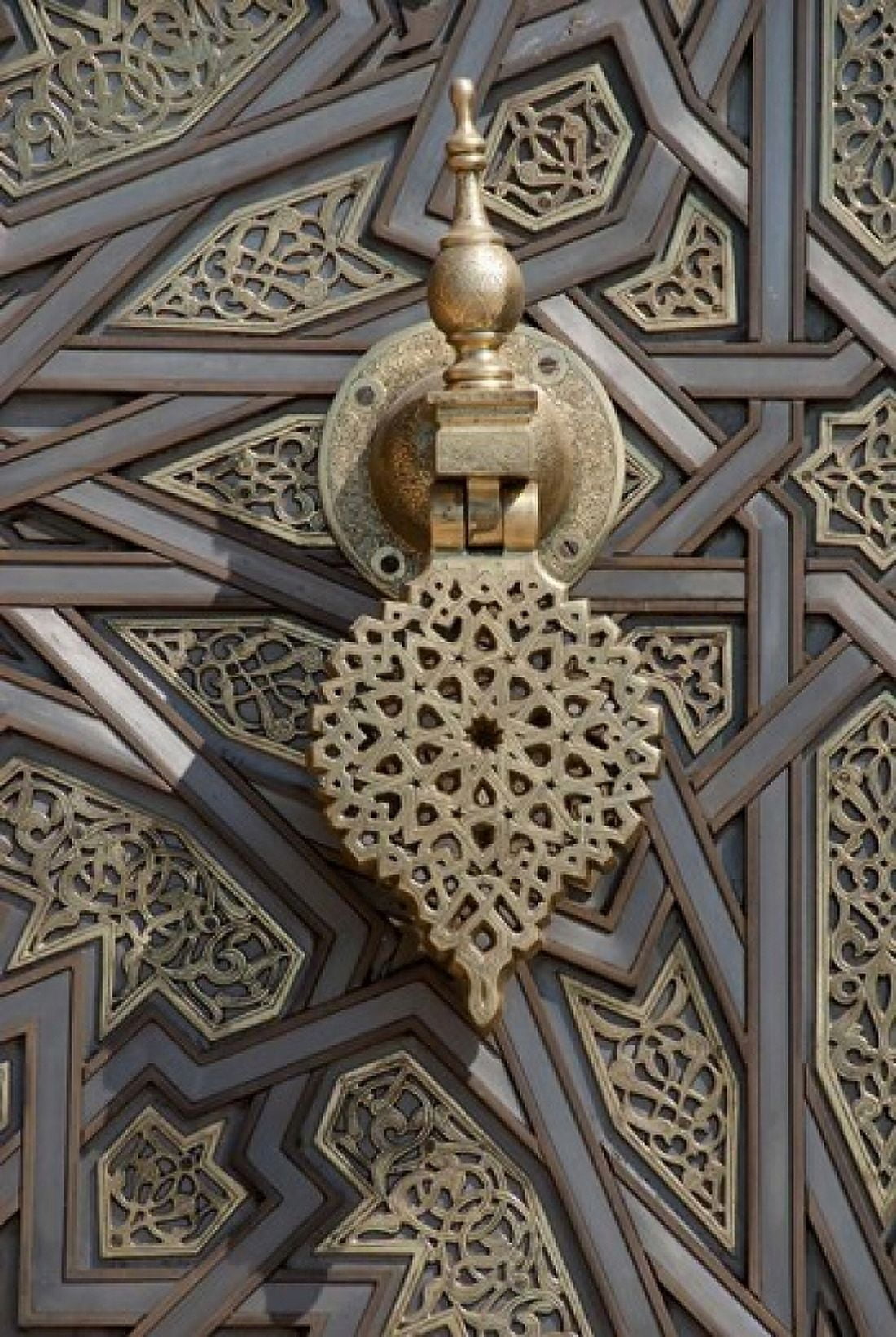 Morocco Casablanca Palace Moorish Architecture Canvas Art - Cindy Miller Hopkins DanitaDelimont (23 x 34)