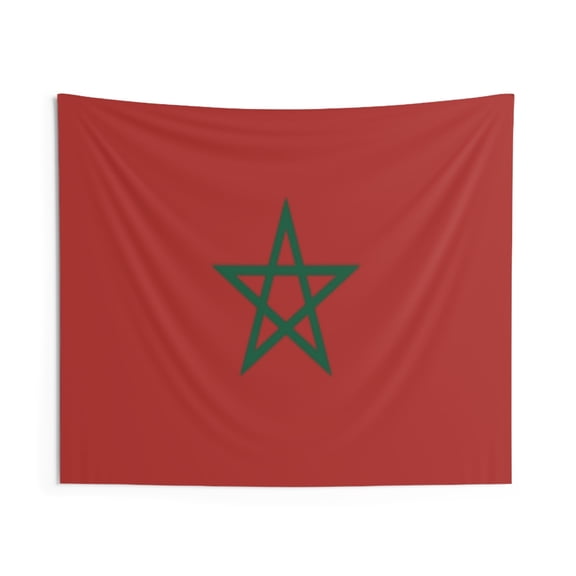 Morocco Country Flag Wall Hanging Tapestry