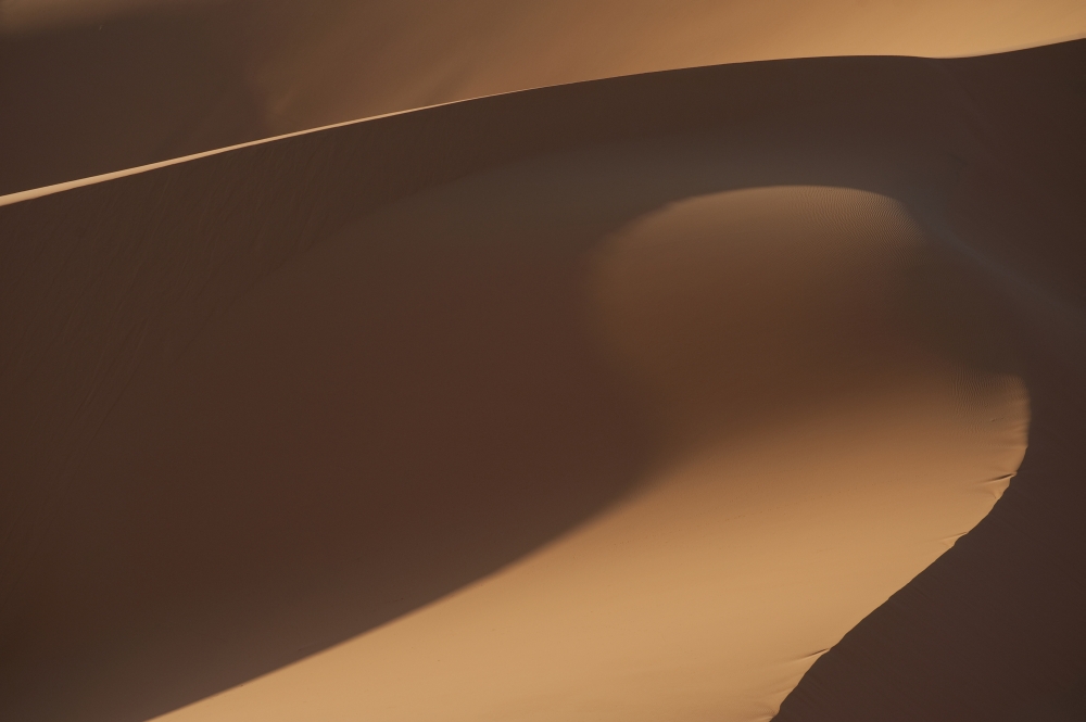 Morocco Detail of sand dunes in Erg Chebbi area Sahara Desert near Merzouga Canvas Art - Ian Cumming Design Pics (19 x 12)
