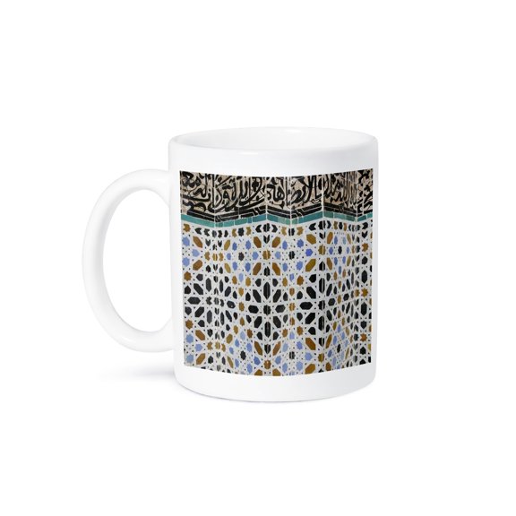 Morocco, Fes El, Islamic College Moorish Architecture-Af29 Wbi0425 - Walter Bibikow, 15oz Mug
