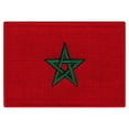thumbnail image 1 of Morocco Flag Embroidered Iron-on Patch, 1 of 1