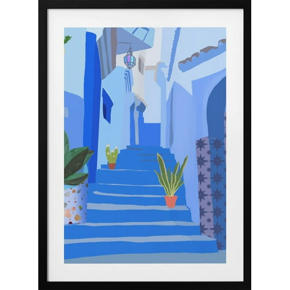 Morocco Framed Art Modern Wall Decor