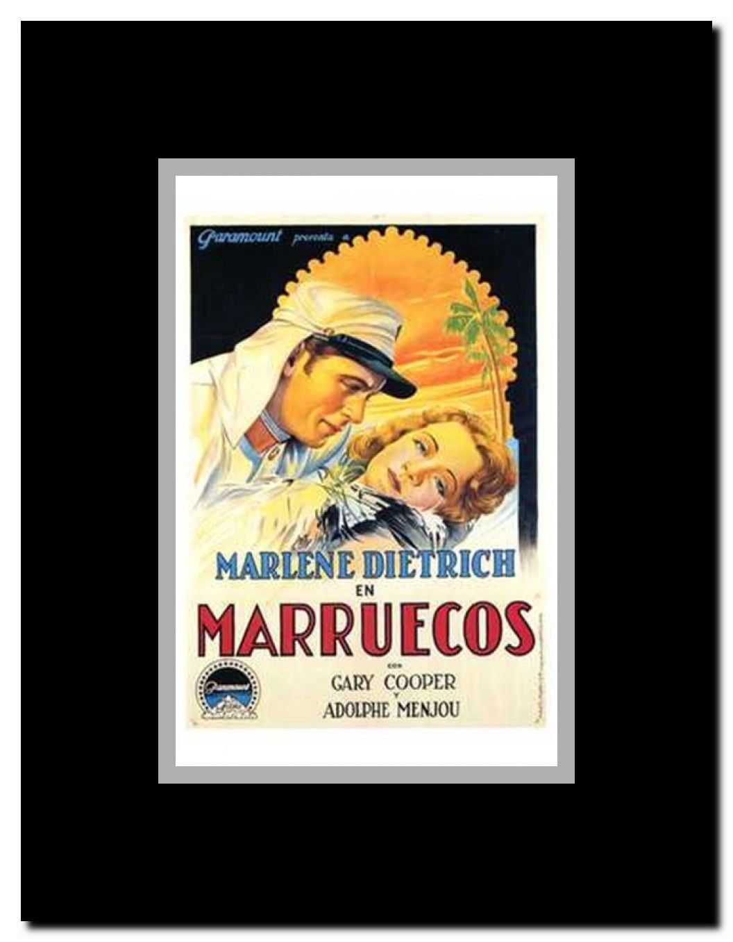 Morocco Framed Movie Poster