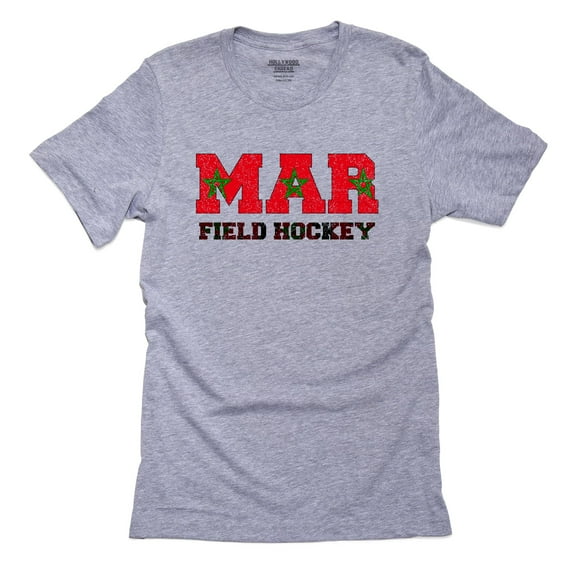 Morocco Hockey - Olympic Games - Rio - Flag Men's Grey T-Shirt