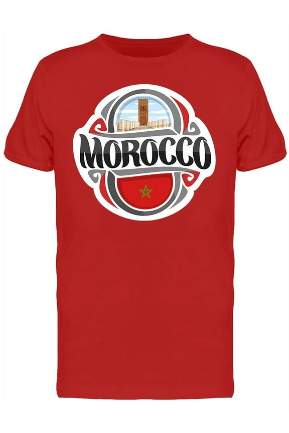 Morocco Lettering T-Shirt Men -Image by Shutterstock, Male Medium