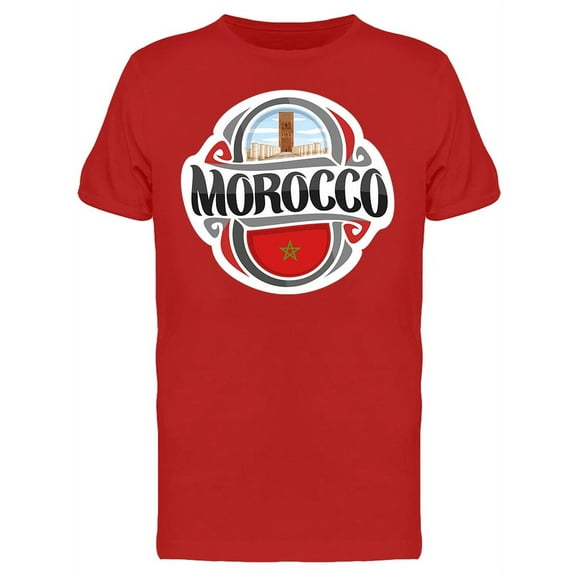 Morocco Lettering T-Shirt Men -Image by Shutterstock, Male Medium