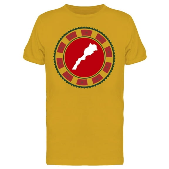 Morocco Map And Flag T-Shirt Men -Image by Shutterstock, Male Small