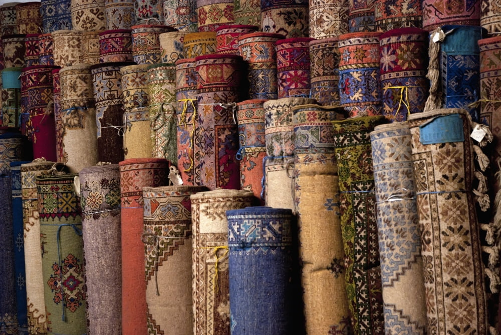 Morocco Marrakech Traditional rugs for sale Canvas Art - Teresa Arvalo Design Pics (18 x 12)