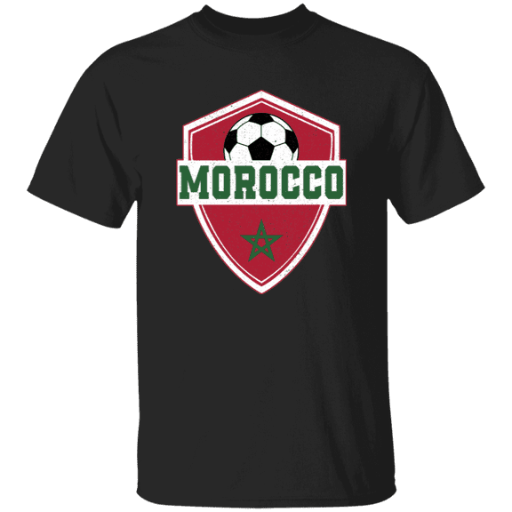 Morocco Pride Team Moroccan Flag Fans National Souvenir T-shirt