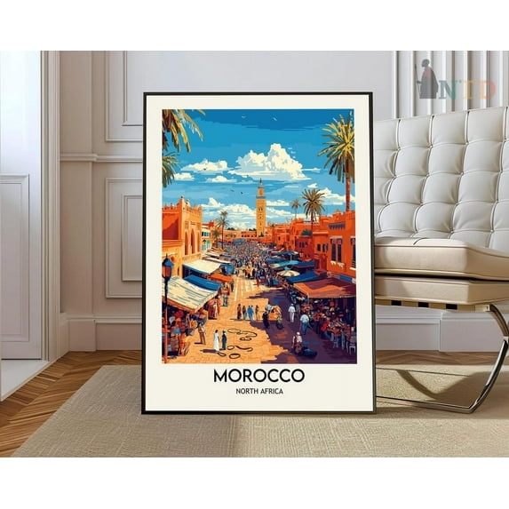 Morocco Print, Morocco Wall Art, Morocco Poster, Morocco Photo, Morocco Poster Print, Morocco Travel Poster, Morocco Marrakesh Wall Art, Modern Wall Decor, 8x12 UNFRAMED