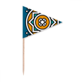 thumbnail image 1 of Morocco Style Geometry Pattern Toothpick Triangle Cupcake Toppers Flag, 1 of 3
