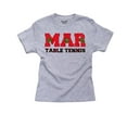 thumbnail image 1 of Morocco Table Tennis - Olympic Games - Rio - Flag Boy's Cotton Youth Grey T-Shirt, 1 of 2