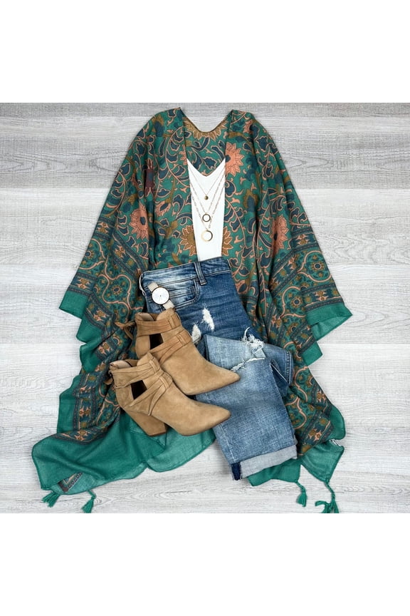 Morocco Tassels Kimono