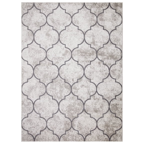 Morocco Trellis Ivory 7 ft. x 9 ft. Area Rug