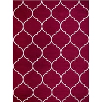 Morocco Trellis Red 5 ft. x 7 ft. Area Rug
