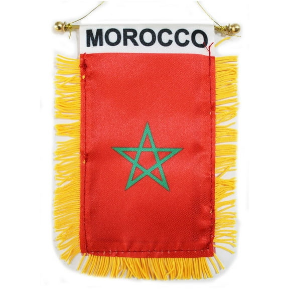 Morocco Window Hanging Flag