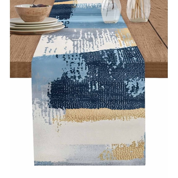Moroccon Table Runner 36 Inches, Moroccan Bed Runner Dresser Scarves Tabletop for Indoor Outdoor Parties/Ceremony/Banquet, 13"x 36"