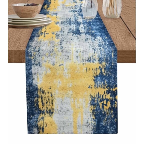 Moroccon Table Runner 36 Inches, Moroccan Bed Runner Dresser Scarves Tabletop for Indoor Outdoor Parties/Ceremony/Banquet, 13"x 36"