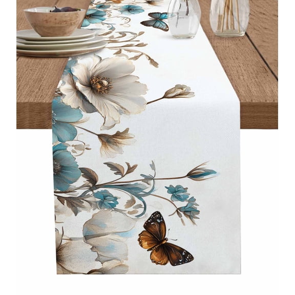 Moroccon Table Runner 48 Inches, Moroccan Bed Runner Dresser Scarves Tabletop for Indoor Outdoor Parties/Ceremony/Banquet, 13" x 48"