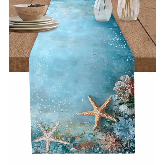 Moroccon Table Runner 48 Inches, Moroccan Bed Runner Dresser Scarves Tabletop for Indoor Outdoor Parties/Ceremony/Banquet, 13" x 48"