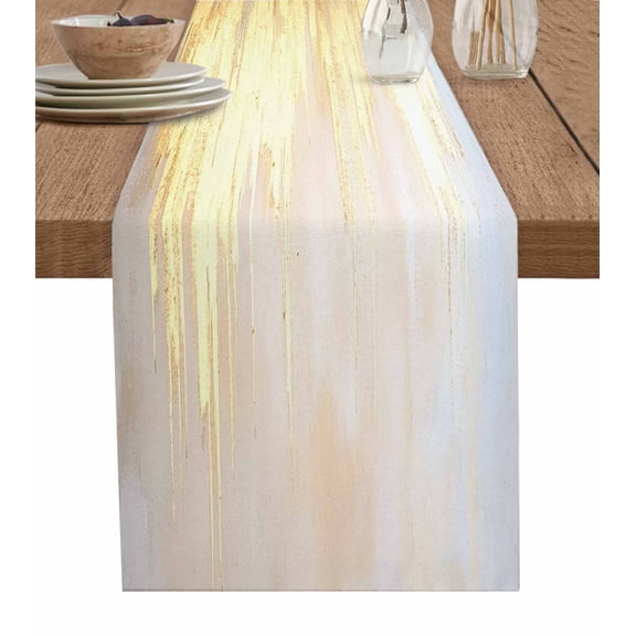 Moroccon Table Runner 48 Inches, Moroccan Bed Runner Dresser Scarves Tabletop for Indoor Outdoor Parties/Ceremony/Banquet, 13" x 48"