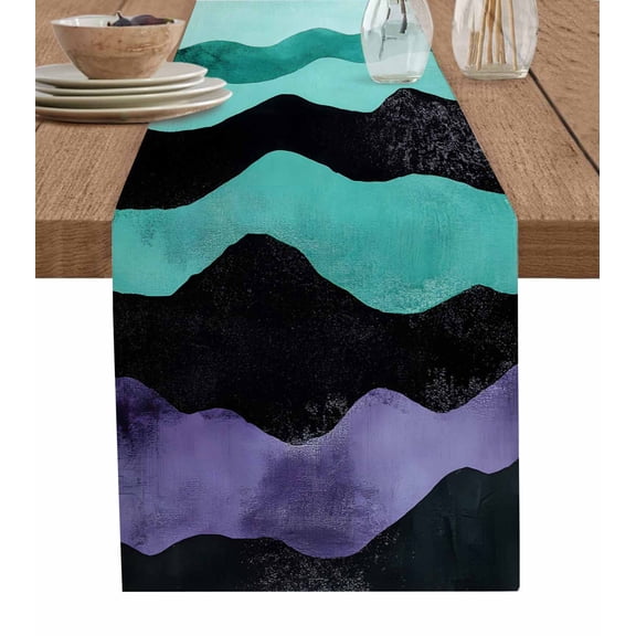 Moroccon Table Runner 48 Inches, Moroccan Bed Runner Dresser Scarves Tabletop for Indoor Outdoor Parties/Ceremony/Banquet, 13" x 48"