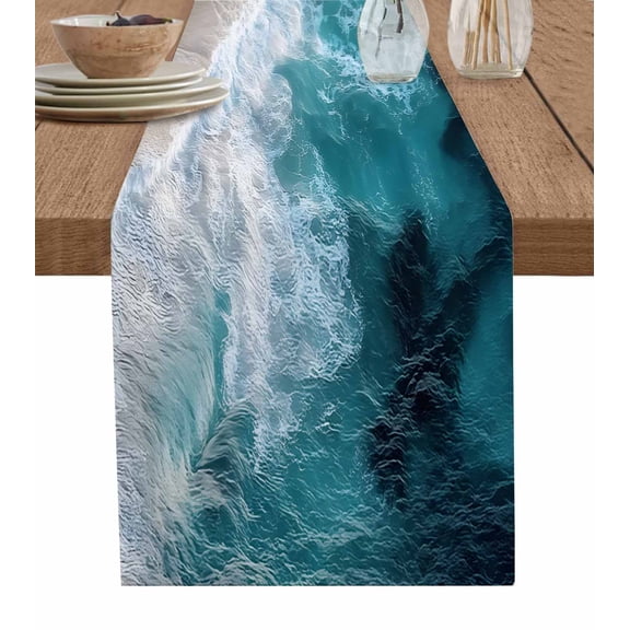 Moroccon Table Runner 48 Inches, Moroccan Bed Runner Dresser Scarves Tabletop for Indoor Outdoor Parties/Ceremony/Banquet, 13" x 48"