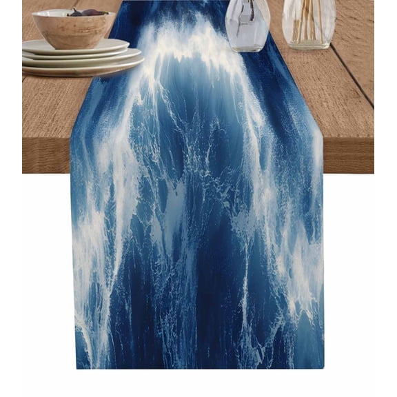 Moroccon Table Runner 48 Inches, Moroccan Bed Runner Dresser Scarves Tabletop for Indoor Outdoor Parties/Ceremony/Banquet, 13" x 48"