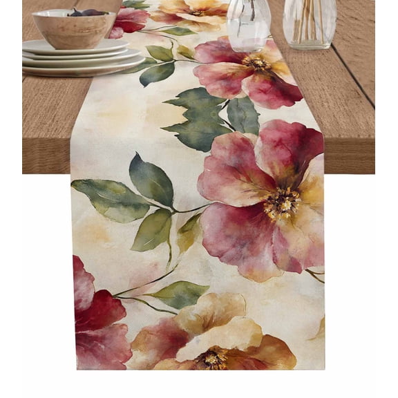 Moroccon Table Runner 48 Inches, Moroccan Bed Runner Dresser Scarves Tabletop for Indoor Outdoor Parties/Ceremony/Banquet, 13" x 48"