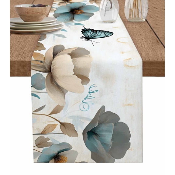 Moroccon Table Runner 48 Inches, Moroccan Bed Runner Dresser Scarves Tabletop for Indoor Outdoor Parties/Ceremony/Banquet, 13" x 48"