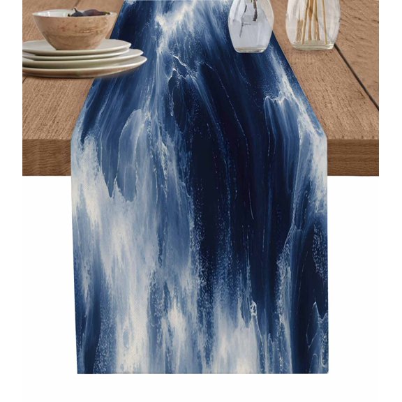 Moroccon Table Runner 48 Inches, Moroccan Bed Runner Dresser Scarves Tabletop for Indoor Outdoor Parties/Ceremony/Banquet, 13" x 48"