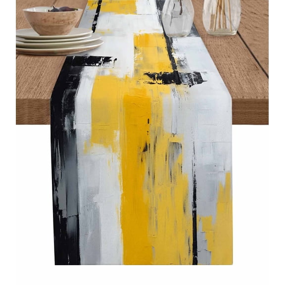 Moroccon Table Runner 48 Inches, Moroccan Bed Runner Dresser Scarves Tabletop for Indoor Outdoor Parties/Ceremony/Banquet, 13" x 48"