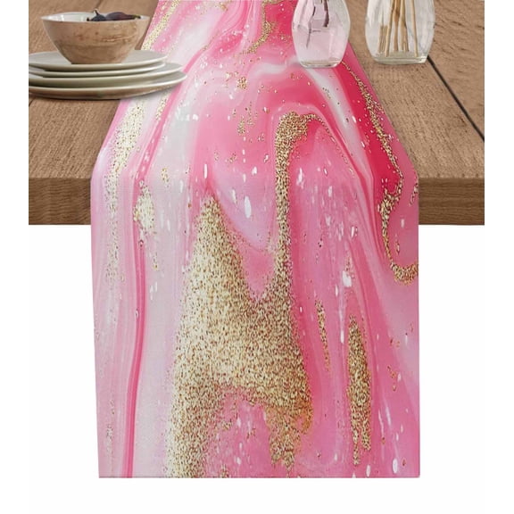 Moroccon Table Runner 48 Inches, Moroccan Bed Runner Dresser Scarves Tabletop for Indoor Outdoor Parties/Ceremony/Banquet, 13" x 48"