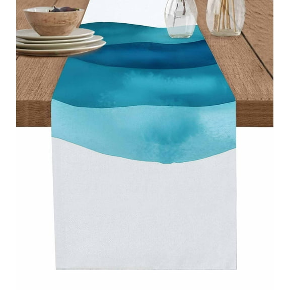 Moroccon Table Runner 48 Inches, Moroccan Bed Runner Dresser Scarves Tabletop for Indoor Outdoor Parties/Ceremony/Banquet, 13" x 48"