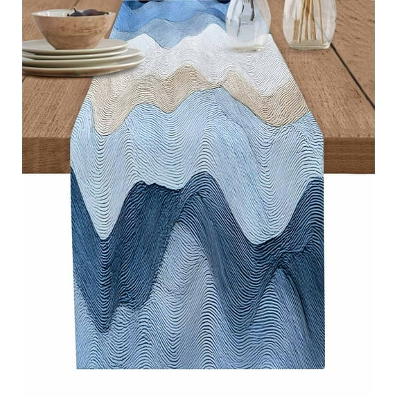 Moroccon Table Runner 72 Inches, Moroccan Bed Runner Dresser Scarves Tabletop for Indoor Outdoor Parties/Ceremony/Banquet, 13" x 72"